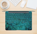 The Grungy Teal Surface Skin Kit for the 12" Apple MacBook (A1534)