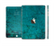 The Grungy Teal Surface Full Body Skin Set for the Apple iPad Mini 3
