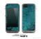 The Grungy Teal Surface Skin for the Apple iPhone 5c LifeProof Case