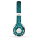 The Grungy Teal Surface Skin for the Beats by Dre Solo 2 Headphones