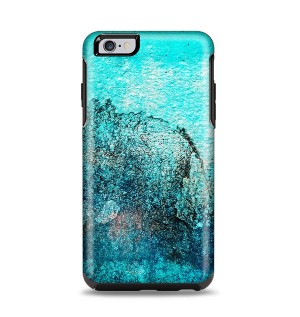 The Grungy Teal Surface V3 Apple iPhone 6 Plus Otterbox Symmetry Case Skin Set