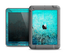 The Grungy Teal Surface V3 Apple iPad Air LifeProof Fre Case Skin Set