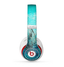 The Grungy Teal Surface V3 Skin for the Beats by Dre Studio (2013+ Version) Headphones