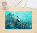 The Grungy Teal Surface V3 Skin Kit for the 12" Apple MacBook (A1534)