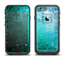 The Grungy Teal Texture Apple iPhone 6/6s LifeProof Fre Case Skin Set