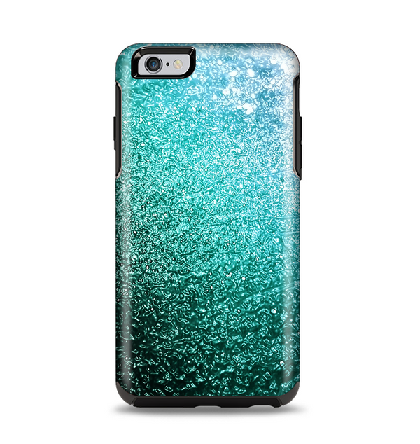 The Grungy Teal Texture Apple iPhone 6 Plus Otterbox Symmetry Case Skin Set