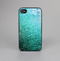 The Grungy Teal Texture Skin-Sert for the Apple iPhone 4-4s Skin-Sert Case