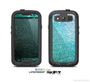 The Grungy Teal Texture Skin For The Samsung Galaxy S3 LifeProof Case