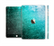 The Grungy Teal Texture Full Body Skin Set for the Apple iPad Mini 3