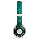 The Grungy Teal Texture Skin for the Beats by Dre Solo 2 Headphones