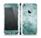 The Grungy Teal Wavy Abstract Surface Skin Set for the Apple iPhone 5s
