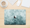 The Grungy Teal Wavy Abstract Surface Skin Kit for the 12" Apple MacBook (A1534)