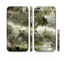 The Grungy Vivid Camouflage Sectioned Skin Series for the Apple iPhone 6