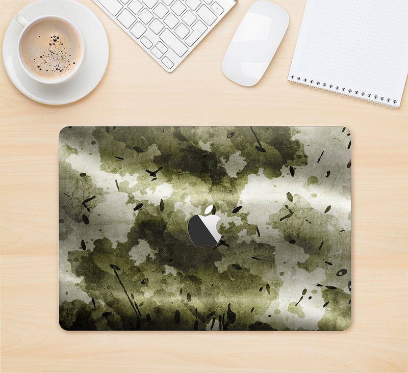 The Grungy Vivid Camouflage Skin Kit for the 12" Apple MacBook (A1534)