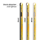 The Grungy Yellow Watercolor Under a Microscope iPhone 6/6s or 6/6s Plus 2-Piece Hybrid INK-Fuzed Case
