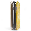 The Grungy Yellow Watercolor Under a Microscope iPhone 6/6s or 6/6s Plus 2-Piece Hybrid INK-Fuzed Case