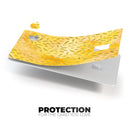 The Grungy Yellow Watercolor Under a Microscope - Premium Protective Decal Skin-Kit for the Apple Credit Card