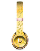 The Grungy Yellow Watercolor Under a Microscope Full-Body Skin Kit for the Beats by Dre Solo 3 Wireless Headphones