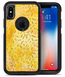 The Grungy Yellow Watercolor Under a Microscope - iPhone X OtterBox Case & Skin Kits