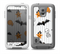 The Halloween Icons Over Gray & White Striped Surface  Skin for the Samsung Galaxy S5 frē LifeProof Case