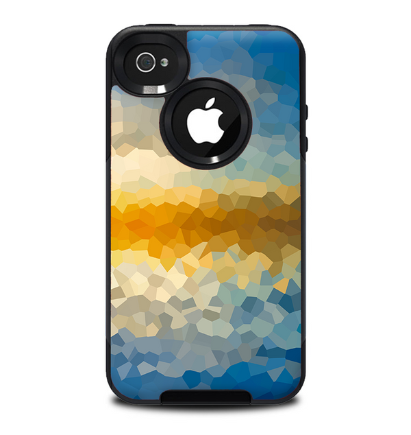 The Hammered Sunset Skin for the iPhone 4-4s OtterBox Commuter Case