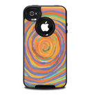 The Hand-Painted Circle Strokes Skin for the iPhone 4-4s OtterBox Commuter Case