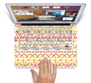 The Hand-Painted Vintage Aztek Pattern Skin Set for the Apple MacBook Pro 15" with Retina Display
