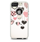The Hanging Styled-Hearts Skin For The iPhone 5-5s Otterbox Commuter Case