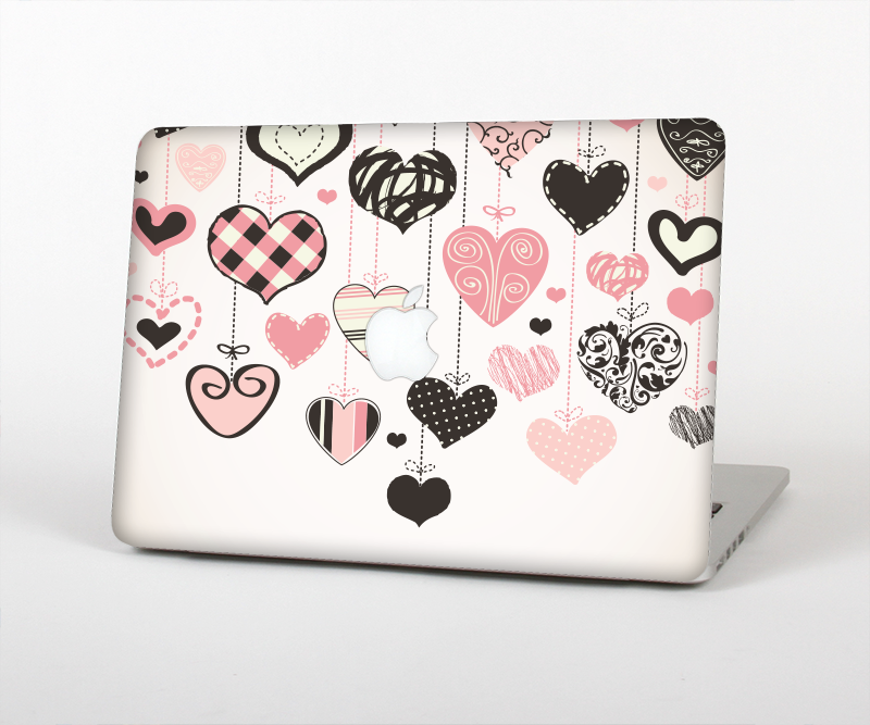 The Hanging Styled-Hearts Skin Set for the Apple MacBook Air 13"