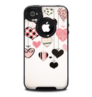 The Hanging Styled-Hearts Skin for the iPhone 4-4s OtterBox Commuter Case