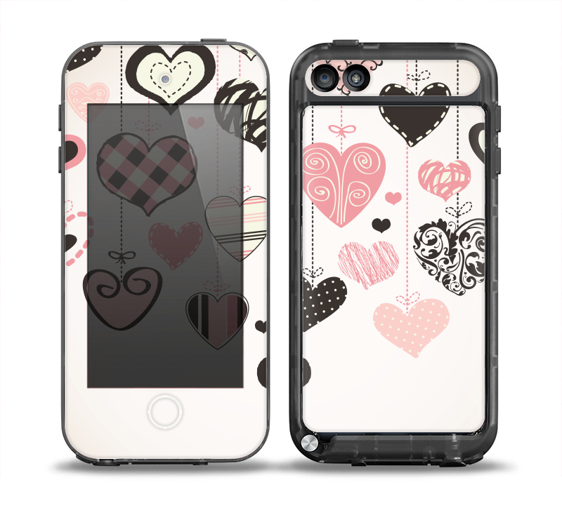 The Hanging Styled-Hearts Skin for the iPod Touch 5th Generation frē LifeProof Case