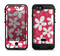 The Hanging White Vector Floral Over Red Apple iPhone 6/6s LifeProof Fre POWER Case Skin Set