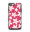 The Hanging White Vector Floral Over Red Apple iPhone 6 Otterbox Symmetry Case Skin Set