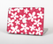 The Hanging White Vector Floral Over Red Skin for the Apple MacBook Pro Retina 15"
