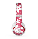 The Hanging White Vector Floral Over Red Skin for the Beats by Dre Studio (2013+ Version) Headphones