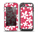 The Hanging White Vector Floral Over Red Skin for the iPod Touch 5th Generation frē LifeProof Case