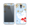 The Happy Winter Cartoon Cat Skin For the Samsung Galaxy S5