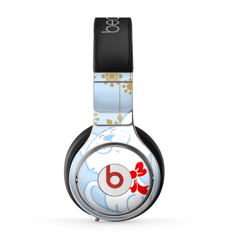 The Happy Winter Cartoon Cat Skin for the Beats by Dre Pro Headphones