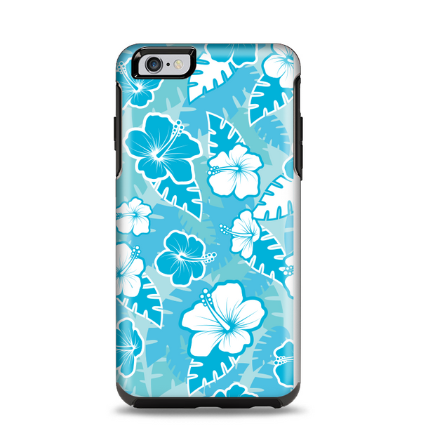 The Hawaiian Floral Pattern V4 Apple iPhone 6 Plus Otterbox Symmetry Case Skin Set