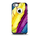 The Hd Color Feathers Skin for the iPhone 5c OtterBox Commuter Case