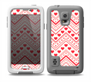 The Hearts and Dots Vector ZigZag Pattern Skin Samsung Galaxy S5 frē LifeProof Case