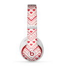 The Hearts and Dots Vector ZigZag Pattern Skin for the Beats by Dre Studio (2013+ Version) Headphones
