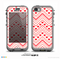 The Hearts and Dots Vector ZigZag Pattern Skin for the iPhone 5c nüüd LifeProof Case