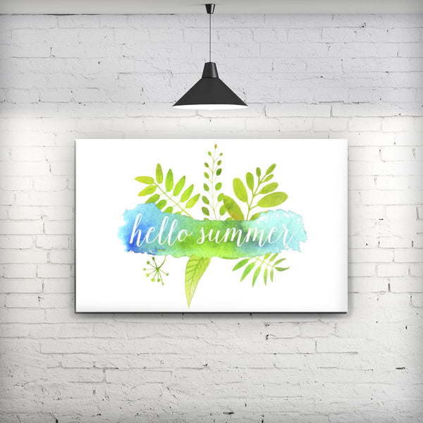Hello_Summer_Watercolor_Branches_Stretched_Wall_Canvas_Print_V2.jpg