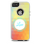 The HighLighted Colorful Triangular Love Skin For The iPhone 5-5s Otterbox Commuter Case