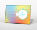 The HighLighted Colorful Triangular Love Skin for the Apple MacBook Pro Retina 15"
