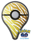 The Highlighted Golden Zebra Pattern Pokémon GO Plus Vinyl Protective Decal Skin Kit