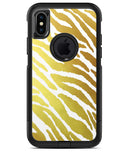 The Highlighted Golden Zebra Pattern 2 - iPhone X OtterBox Case & Skin Kits