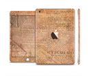 The Historical Word Overlay Full Body Skin Set for the Apple iPad Mini 3