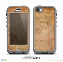The Historical Word Overlay Skin for the iPhone 5c nüüd LifeProof Case